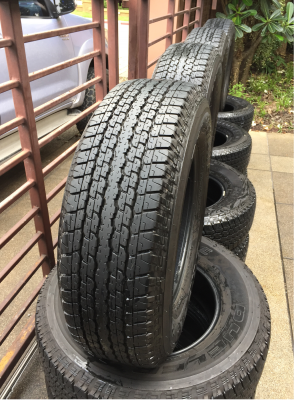 ยาง Bridgestone 245 70 16 ปลายปี16 มี4ชุด ดอกเต็ม เนื้อนิ่มๆ ใช้ยาว ราคาไม่แพง