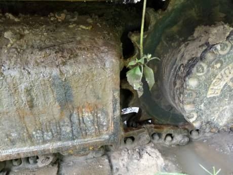 KOMATSU PC 120-5+เทรเลอร์หัวยาว