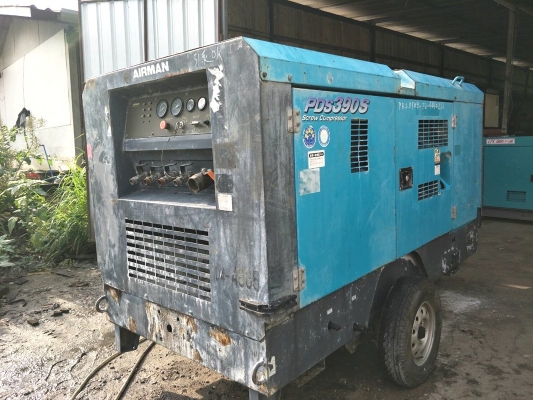 PDS390S - เครื่องปั๊มลม Airman 390cfm. 7-10bar มือสอง by OEK 098-5625920