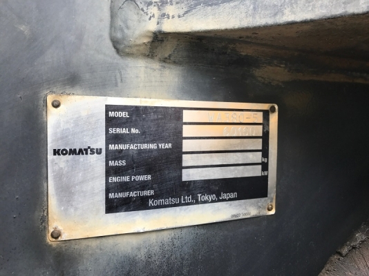 รถตักล้อยาง Komatsu WA380-5 รถเก่านอก สภาพดี พร้อมใช้งาน 091 695-6445