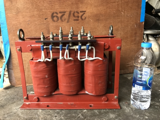 ขายหม้อแปลงไฟฟ้า Mitsubishi 12KVA made in Japan ไฟเข้า 380V ออก 220V ใช้คุมเครื่องจักรญี่ปุ่น สภาพสวย พร้อมใช้งาน