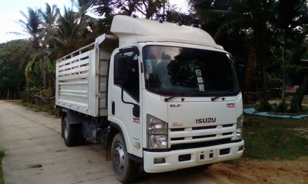 รถอีซูซุ 6 ล้อดั้ม NPR 210 แรงม้า ปี 54. , ( รถวิ่ง 13x,xxx กม. ) สนใจติดต่อ 081 - 6079515