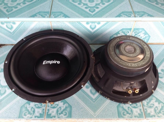 ซับ10นิ้ว Empire ขายคู่ละ 950 บาท ซับ10นิ้ว Empire ขายคู่ละ 950 บาท