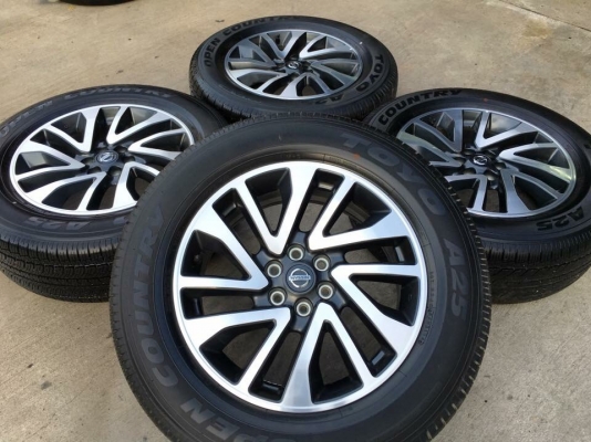 ล้อแม็กพร้อมยาง ขอบ18 Nissan Navara caliber NP300