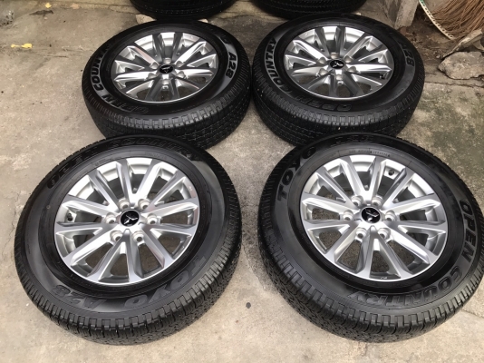 ล้อแม็กพร้อมยางป้ายแดง 245-65-17 มิตซูบิชิ นิวไตรตั้นพลัส ล้อแม็กพร้อมยางป้ายแดง 245-65-17 มิตซูบิชิ นิวไตรตั้นพลัส