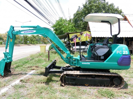 ขายรถขุดแบคโฮ KOMATSU Pc25-7 ขนาดPc25 รถเก่านอกแท้100\% (คอลโทลน้ำมัน เครื่องแน่น ระบบไว ช่วงล่างสวย รถพร้อมใช้งาน เอกสารใบอินวอยครบ             ????ราคา 360,000฿???? ☎️สนใจติดต่อ 096-3268553 (สถิตย์พันธ์) ID LINE 0963268553 ????ร้านรุ่งเจริญแทรกเตอร์ อำเภ
