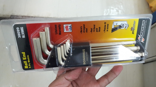 ขายหกเหลี่ยมBONDHUS MADE IN USA.ใหม่เก่าเก็บ