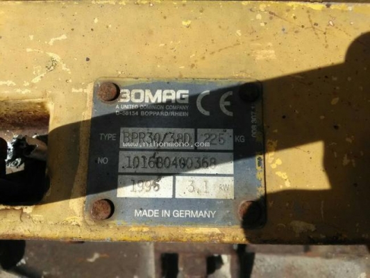 เครื่องตบดิน BOMAG BPR30/38D จาก 88,000 เหลือ 55,000 บาท รหัสสินค้า : 81004738 www.nihonmono.com