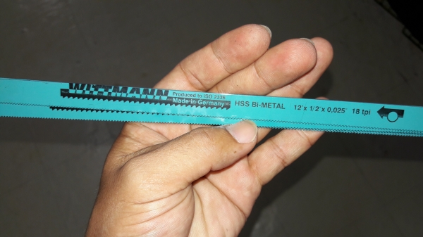 ขายใบเลื่อยเหล็ก WITTMANN Made in Germany.HSS BIMETAL 12นิ้วชุด7ใบ ใหม่เก่าเก็บหลายสิบปี