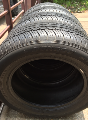 ยาง Dunlop 225 65 17 กลางปี15 ดอกเต็ม เนื้อนิ่มๆ ใช้ยาว ราคาไม่แพง