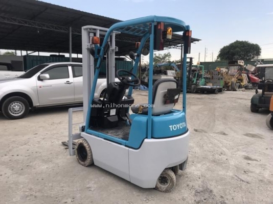 พิเศษราคา 105,000 บาท รถยกไฟฟ้า TOYOTA รุ่น 3FBKL9 รหัสสินค้า 81004742 ติดต่อ 081-8283376  www.nihonmono.com