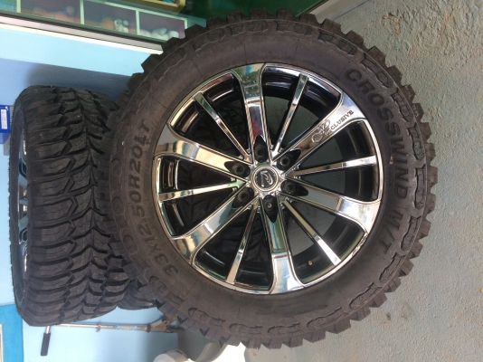 ขายด่วนแม็คพร้องยางใหม่ เบอร์ 33x12.50R20