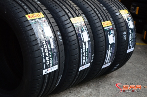 PIRELLI DRAGON SPORT 245/45R17 เส้นละ 4,500 บาท