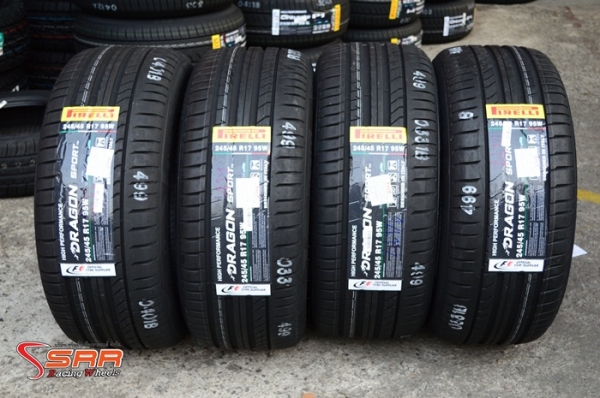 PIRELLI DRAGON SPORT 245/45R17 เส้นละ 4,500 บาท