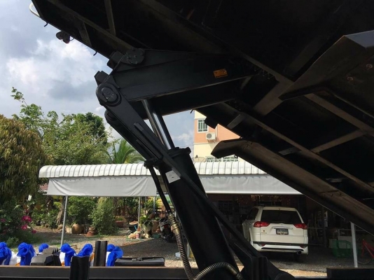 Isuzu 360 แรง ปี 56 กระบะดัมพ์สามมิตรแท้แม่ลูก 3 เพลา ทะเบียนพร้อม