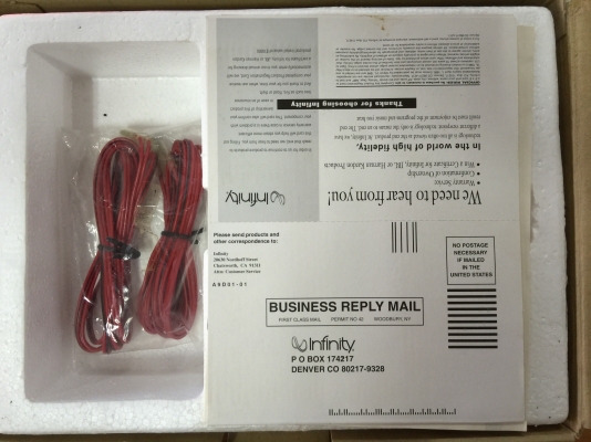 ขายลำโพง 6.5" Infinity Reference รุ่น 600cs แยกชิ้น 2 ทาง ขายลำโพง 6.5" Infinity Reference รุ่น 600cs แยกชิ้น 2 ทาง