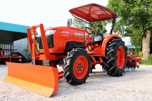 คูโบต้า L4708DT 2 เพลา ทำงาน 573 ชั่วโมง.. เกรด A ชุดดันหน้าใหม่ ผานหลังใหม่ 6X24 CMT ราคา 465000 บาท