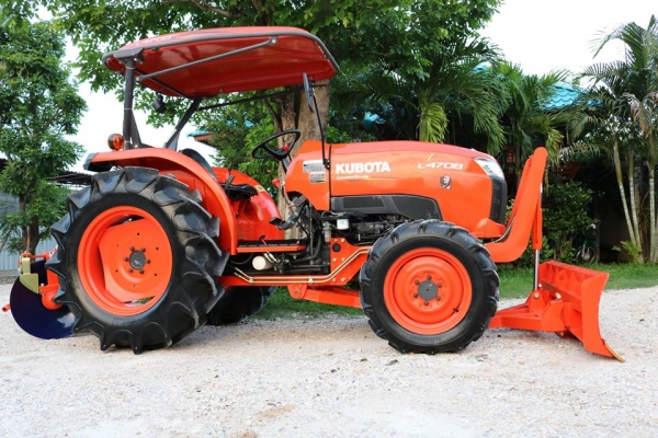 คูโบต้า L4708DT 2 เพลา ทำงาน 573 ชั่วโมง.. เกรด A ชุดดันหน้าใหม่ ผานหลังใหม่ 6X24 CMT ราคา 465000 บาท