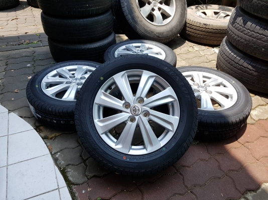 ล้อ all new vios. ขอบ15. พร้อมยางป้ายแดงปี17