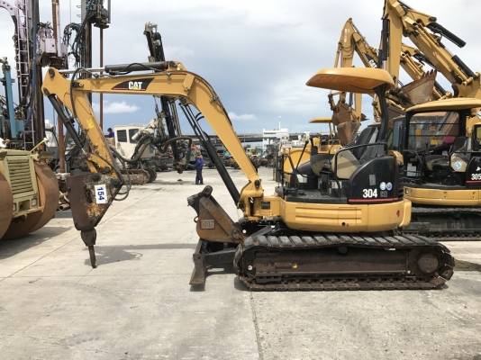 CAT 304CR ปั้มนิ้ว คอนโทรลน้ำมัน ติดหัวกระแทก Furukawa นำเข้าจากญี่ปุ่น ไม่เคยใช้งานในไทย รถสวยพร้อมใช้งานเลยครับ