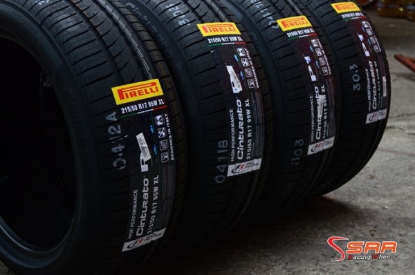 PIRELLI CINTURATO P1 215/50R17 เส้นละ 4,250 บาท