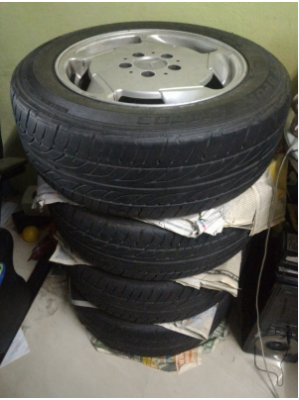 ล้อ benz c 220 พร้อมยางDUNLOP SP SPORT LM307