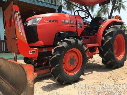 รถเข้าใหม่#ปัญญาแทรคเตอร์..จัดมาให้ครับ ด่วน 295,000 บาท.คูโบต้าL3608 ใบมีดคานล่าง พร้อม ผานพรวน6&times;22 รถไร่แท้ สภาพเดิมๆ จัดส่ง อ.สากเหล็ก จ.พิจิตร