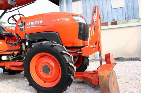 คูโบต้า L4708DT 2 เพลาเกรด AAA.. ทำงาน 340 ชั่วโมง..ชุดดันหน้าช้าง ผานหลังใหม่  CMT 6 X24