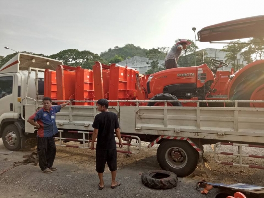 คูโบต้า L4708DT 2 เพลาเกรด AAA.. ทำงาน 340 ชั่วโมง..ชุดดันหน้าช้าง ผานหลังใหม่  CMT 6 X24