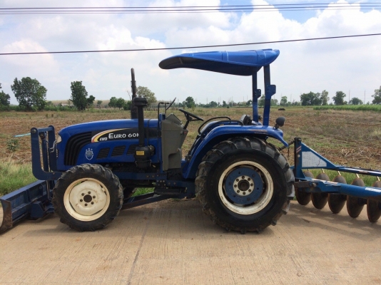 Euro 60K 4WD 60แรง ใบดันหน้า ผานหลัง เอกสารเล่มทะเบียน