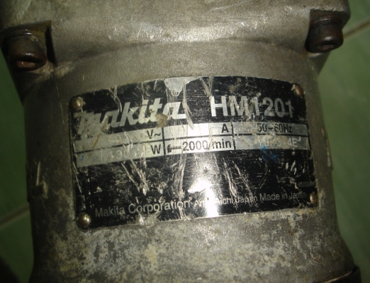 ขายสกัดไฟฟ้า (แย็ก) makita รุ่น HM1201
