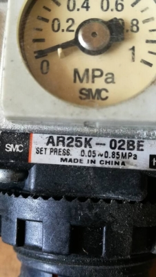 ยกชุด 2 อัน 350 บ. ส่งฟรี 083-2000058  LINE ID: line832923 Air Regulator ตัวปรับแรงดันลมแบบละอียดยี่ห้อ SMC ทางเข้าใช้กับถังลมปรับได้ถึง 0.85 MPa