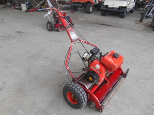 รถตัดหญ้า (แบบตัดกรีน) BARONESS เดินตาม พร้อมใช้งาน รถตัดหญ้า (แบบตัดกรีน) BARONESS เดินตาม พร้อมใช้งาน