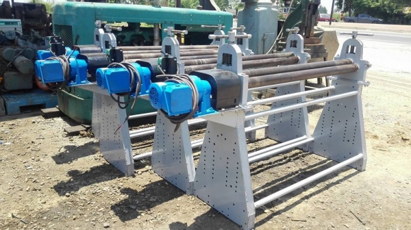 ** SOLD ** เครื่องม้วนเหล็กแผ่นประกอบใหม่ 4 ฟุต 120 cm เพลาตัน ม้วนหนา 2.5 มม ไฟ 380V ** SOLD ** เครื่องม้วนเหล็กแผ่นประกอบใหม่ 4 ฟุต 120 cm เพลาตัน ม้วนหนา 2.5 มม ไฟ 380V