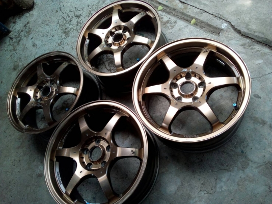 แม๊ก ขอบ17  17x7J. MONOBLOCK  ขนาด 5 รู 114  ET.40  ชุด. 4 วง. tel.081-427-3941