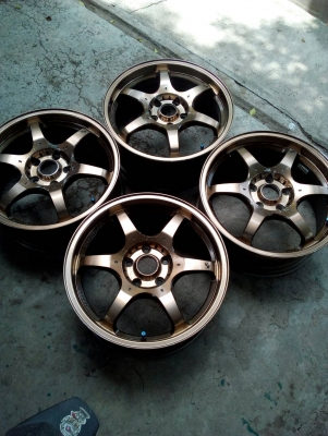 แม๊ก ขอบ17  17x7J. MONOBLOCK  ขนาด 5 รู 114  ET.40  ชุด. 4 วง. tel.081-427-3941