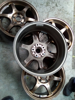 แม๊ก ขอบ17  17x7J. MONOBLOCK  ขนาด 5 รู 114  ET.40  ชุด. 4 วง. tel.081-427-3941