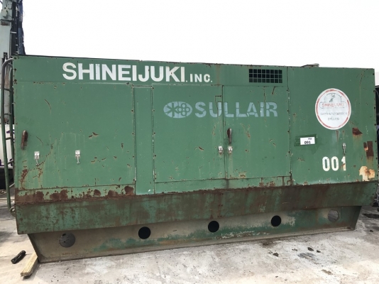 ปั้มลมสกรู 1300 cfm ยี่ห้อ Sullair นำเข้าจากญี่ปุ่น High Pressure 10.5 บาร์ เครื่อง 420 แรงม้า