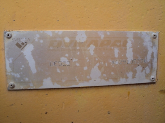 รถบดเบรคดาว์น DYNAPAC CC522 # 62910537 มือสองยุโรป