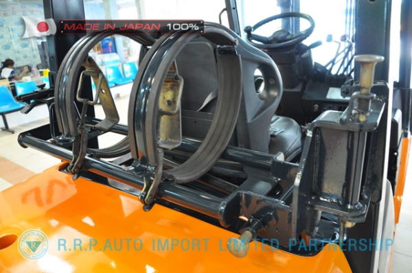 ขายรถโฟล์คลิฟท์มือสอง TOYOTA รุ่น 7FG25-21124 นำเข้าจากประเทศญี่ปุ่น 100\% ไม่เคยใช้งานในไทย