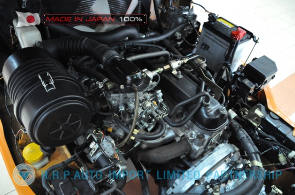 ขายรถโฟล์คลิฟท์มือสอง TOYOTA รุ่น 7FG25-21124 นำเข้าจากประเทศญี่ปุ่น 100\% ไม่เคยใช้งานในไทย