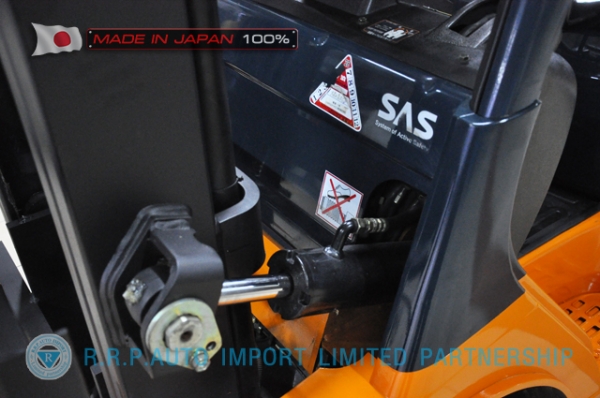 ขายรถโฟล์คลิฟท์มือสอง TOYOTA รุ่น F7FD15-18827 นำเข้าจากประเทศญี่ปุ่น 100\% ไม่เคยใช้งานในไทย