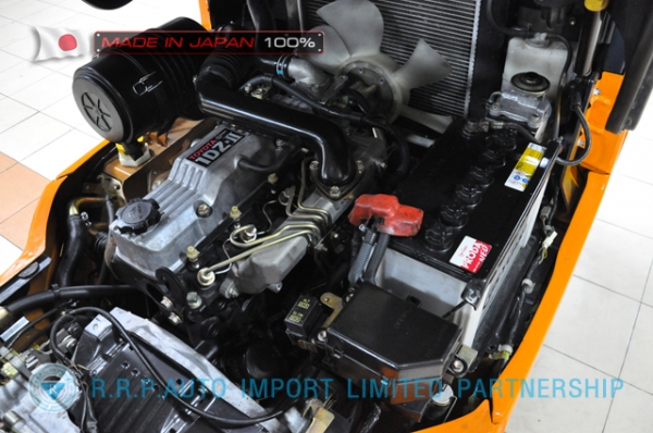 ขายรถโฟล์คลิฟท์มือสอง TOYOTA รุ่น F7FD15-18827 นำเข้าจากประเทศญี่ปุ่น 100\% ไม่เคยใช้งานในไทย