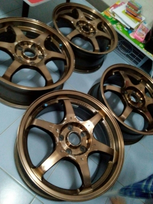 แม๊ก ขอบ17  17x7J. MONOBLOCK  ขนาด 5 รู 114  ET.40  ชุด. 4 วง. tel.081-427-3941