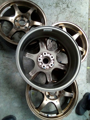แม๊ก ขอบ17  17x7J. MONOBLOCK  ขนาด 5 รู 114  ET.40  ชุด. 4 วง. tel.081-427-3941