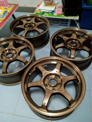 แม๊ก ขอบ17  17x7J. MONOBLOCK  ขนาด 5 รู 114  ET.40  ชุด. 4 วง. tel.081-427-3941