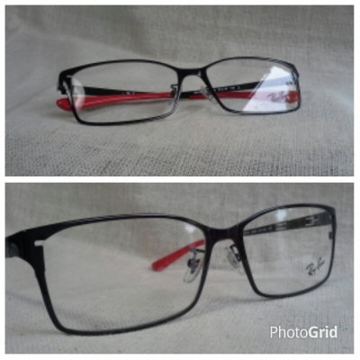 กรอบแว่นตามือหนึ่ง!  เรย์-แบน แสนสะท้าน!  ตัวแท้!  จริงใจ - ไม่จิงโจ้!  Authentic RAY-BAN handmade in Italy  บิ๊กไซซ์!