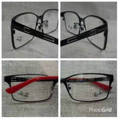 กรอบแว่นตามือหนึ่ง!  เรย์-แบน แสนสะท้าน!  ตัวแท้!  จริงใจ - ไม่จิงโจ้!  Authentic RAY-BAN handmade in Italy  บิ๊กไซซ์!