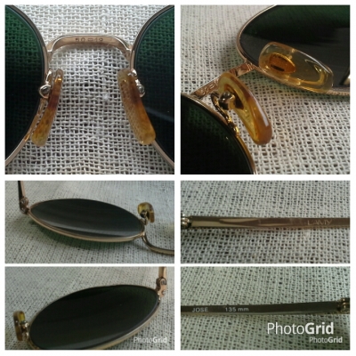 แว่นตาโมเดลอาร์ติสท์ &#039;หยดน้ำ จอห์น เลนนอน&#039; ที่เก่าแก่และดีที่สุดของฝรั่งเศส  Vintage L&#039;AMY handmade in France