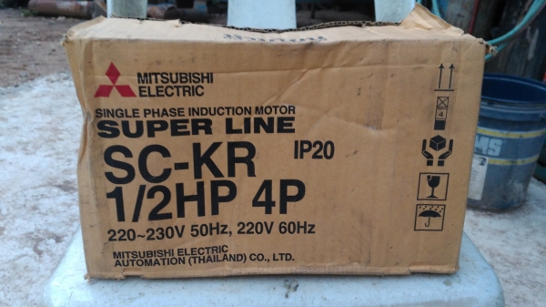 ขายมอเตอร์1/2hp Mitsubishi. ไฟบ้าน220v. 2,000บาทพร้อมส่งครับ